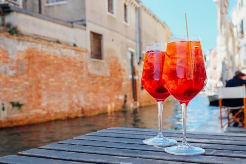 Spritz cocktail.